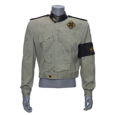 32. Jeff Conaway-Autographed Earthforce Security Uniform Jacket with Nightwatch Armband ### BABYLON 5 (T.V. SERIES, 1994 - 1998)