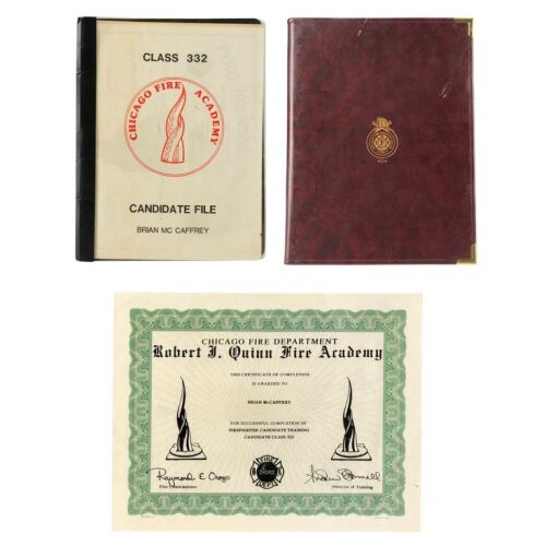 41. Brian McCaffrey's (William Baldwin) Firefighter Candidate File, Folder, and Diploma ### BACKDRAFT (1991)