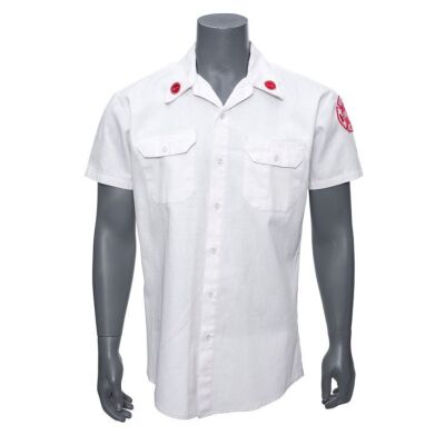 39. Lieutenant Stephen "Bull" McCaffrey's (Kurt Russell) Chicago Fire Department Officer's Shirt ### BACKDRAFT (1991)