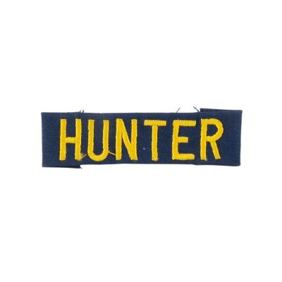 128. Lieutenant Commander Ron Hunter's (Denzel Washington) Production-Made "Poopie Suit" Name Patch ### CRIMSON TIDE (1995)