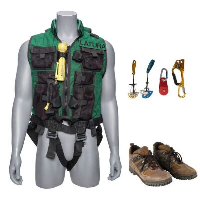 140. Kit Latura's (Sylvester Stallone) Emergency Medical Services (EMS) Utility Vest and Boots with Climbing Accessories ### DAYLIGHT (1996)