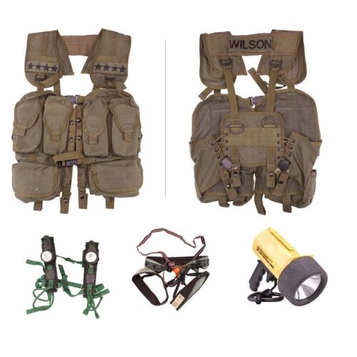 141. Roy Nord's (Viggo Mortensen) Climbing Harness with Chief Dennis Wilson's (Mark Rolston) Equipment Vest and New York First Responder's Spot Light ### DAYLIGHT (1996)