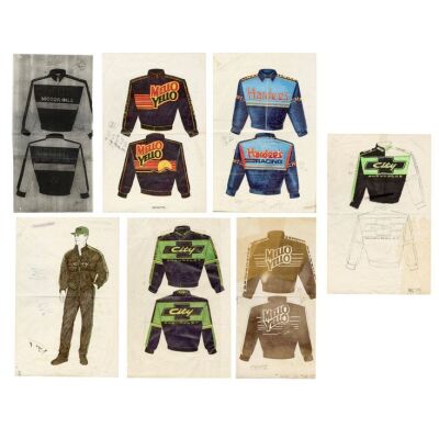 142. Set of Seven Printed Susan Becker Racing Ensemble Designs with Hand-Illustrated Touch-Ups ### DAYS OF THUNDER (1990)