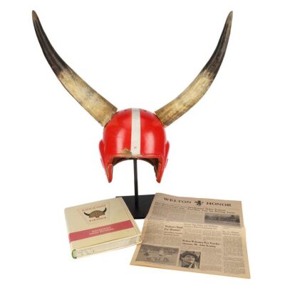 143. John Keating's (Robin Williams) Production-Made Welton Honor Newspaper with Ridgeway Vikings Helmet and Yearbook ### DEAD POETS SOCIETY (1989)