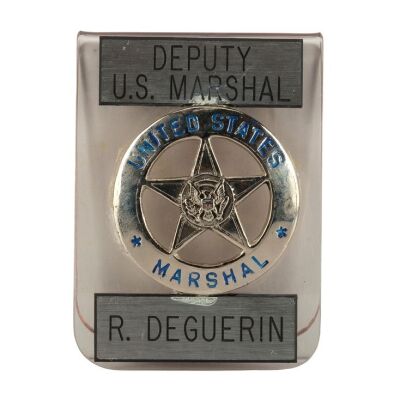 181. U.S. Marshal Robert DeGuerin's (James Caan) Production-Made Badge ### ERASER (1996)