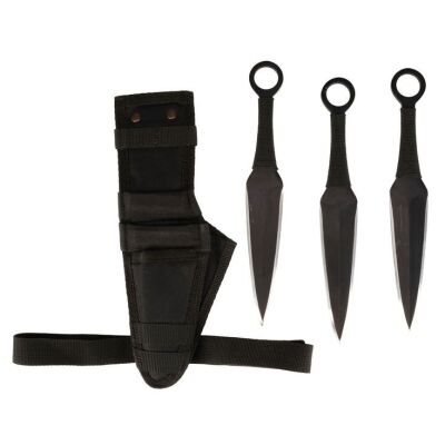 185. Lee Christmas' (Jason Statham) Set of Three Throwing Knives with Holster ### EXPENDABLES 3, THE (2014)