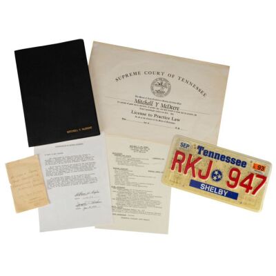 198. Mitch McDeere's (Tom Cruise) Resume, License Plate, Degree, and Documents ### FIRM, THE (1993)