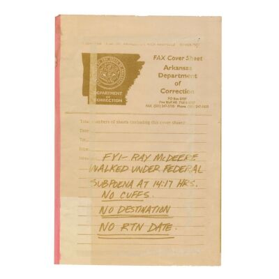 200. Bill DeVasher's (Wilford Brimley) Fax Regarding Ray McDeere's (David Strathairn) Release ### FIRM, THE (1993)
