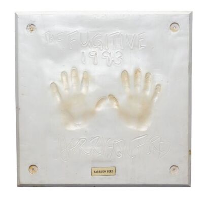 233. Harrison Ford's Handprint Impression Display with Audio Clip Mechanism ### FUGITIVE, THE (1993)