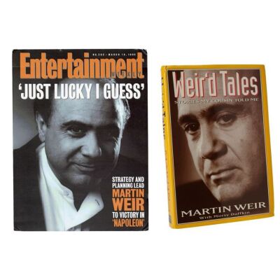 239. Martin Weir's (Danny DeVito) "Weir'd Tales Stories My Cousin Told Me" Foam-Filled Book with "Just Lucky I Guess" Entertainment Weekly Magazine Cover ### GET SHORTY (1995)