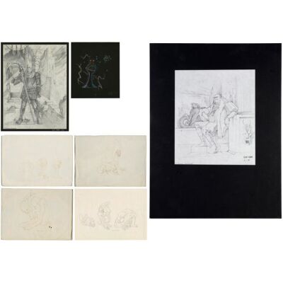 253. Set of Hand-Illustrated and Pre-Production Artwork ### GHOSTBUSTERS II (1989)