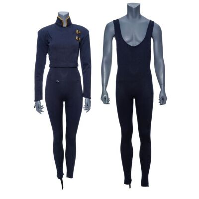 317. Judge Barbara Hershey's (Diane Lane) Leotard with Stunt Female Street Judge Jacket and Male Street Judge Leotard ### JUDGE DREDD (1995)