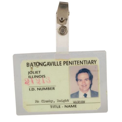 432. Warden Dwight McClusky's (Tommy Lee Jones) Screen-Matched ID Badge ### NATURAL BORN KILLERS (1994)