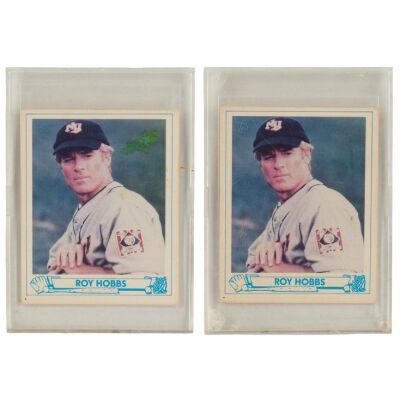 433. Pair of Roy Hobbs (Robert Redford) Baseball Cards ### NATURAL, THE (1984)