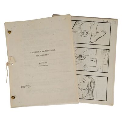 437. Bound Second Draft Script with Bound Storyboard Copies ### NIGHTMARE ON ELM STREET 5, A: THE DREAM CHILD (1989)