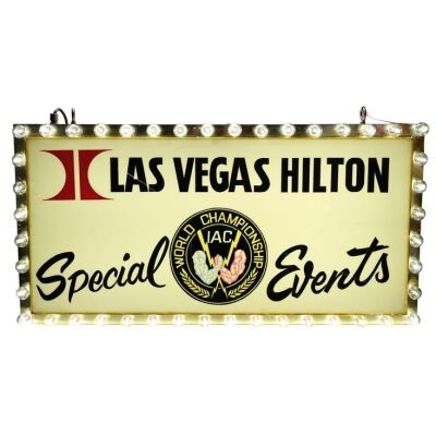 444. Light-Up Las Vegas Hilton World Armwrestling Championship Sign ### OVER THE TOP (1987)