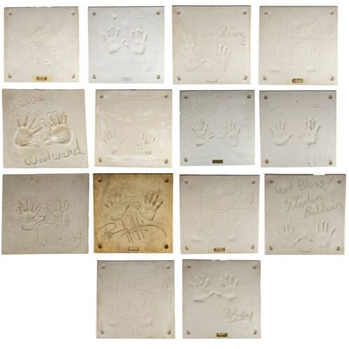 466. Set of 14 Celebrity Handprint Impressions ### PLANET HOLLYWOOD MEMORABILIA