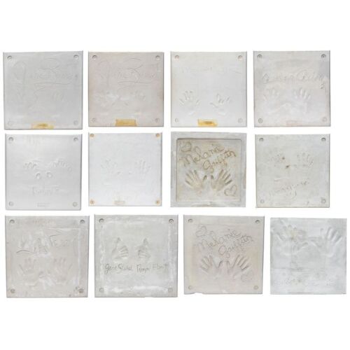 465. Set of 13 Celebrity Handprint Impressions ### PLANET HOLLYWOOD MEMORABILIA