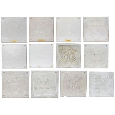 465. Set of 13 Celebrity Handprint Impressions ### PLANET HOLLYWOOD MEMORABILIA