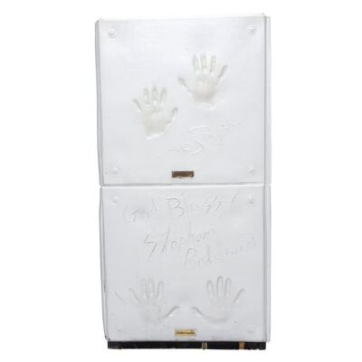 461. Celebrity Handprint Impression Display ### PLANET HOLLYWOOD MEMORABILIA