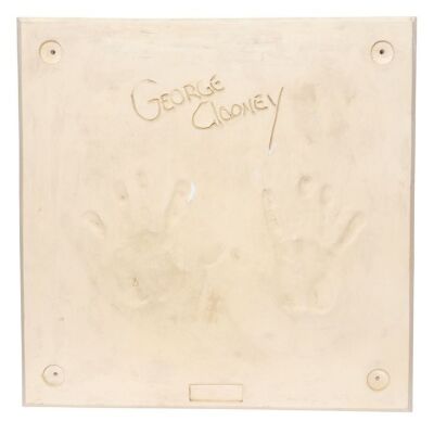 452. George Clooney's Handprint Impressions ### PLANET HOLLYWOOD MEMORABILIA