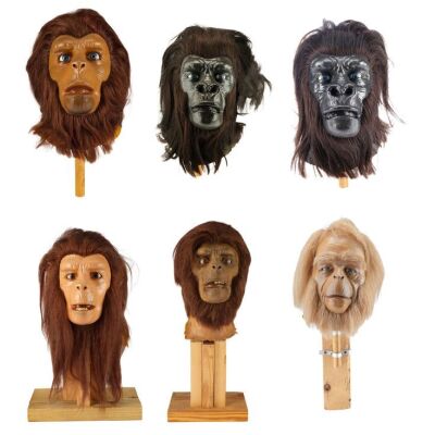 470. Collection of Six Head Replicas ### PLANET OF THE APES MOVIES (1968-1973)