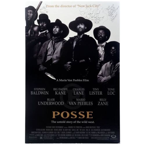 471. Mario Van Peebles, Blair Underwood, and Tone Loc-Autographed Poster ### POSSE (1993)