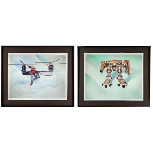 490. Pair of Framed Printed "G.I. Joebot" and "Robocopter" Omni Consumer Products Headquarters Artworks ### ROBOCOP 2 (1990)