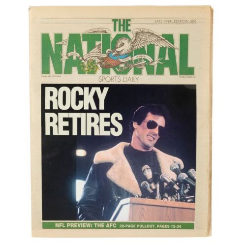 500. Production-Made "Rocky Retires" The National Newspaper ### ROCKY V (1990)