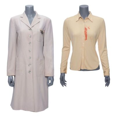 507. Dr. Emma Russell's (Elisabeth Shue) Screen-Matched Bloodied Shirt with Lab Coat ### SAINT, THE (1997)