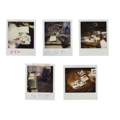 516. Set of Five Greed Crime Scene Continuity Polaroids ### SE7EN (1995)