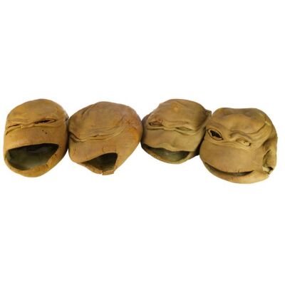 595. Set of Four Production-Made Turtle Head Skins ### TEENAGE MUTANT NINJA TURTLES III (1993)