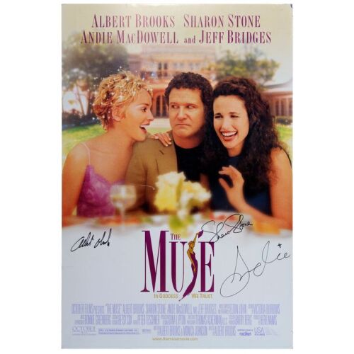 424. Albert Brooks, Sharon Stone, and Andie MacDowell-Autographed Poster ### THE MUSE (1999)