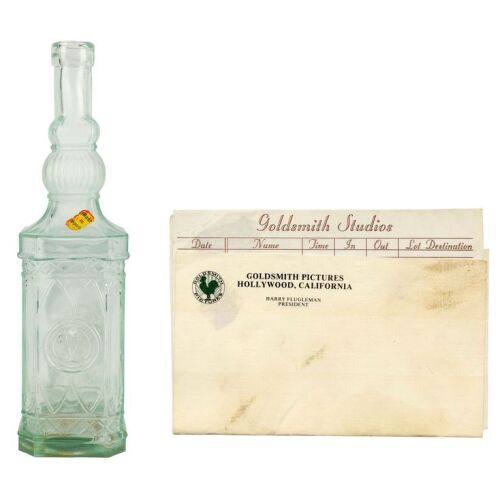 602. Goldsmith Studios Papers and Whiskey Bottle ### &iexcl;THREE AMIGOS! (1986)