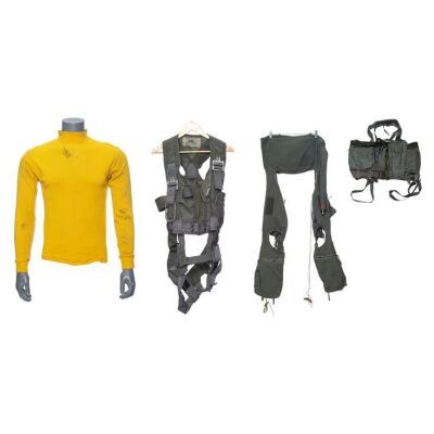 607. Pilot MA-2 Torso Harness, SV-2 Survival Vest, and CSU-13B/P Anti-G Suit with Flight Deck Aircraft Handling Officer Jersey ### TOP GUN (1986)