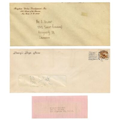 633. Eddie Valiant's (Bob Hoskins) Pair of Sealed Bills with Delivery Notice ### WHO FRAMED ROGER RABBIT (1988)