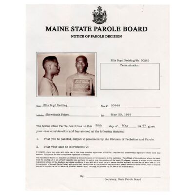 523. Ellis Boyd "Red" Redding's (Morgan Freeman) Parole Decision Notice ### SHAWSHANK REDEMPTION, THE (1994)