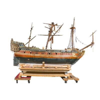 80. Oversized 13-Foot Blackbeard's (Robert Newton) Pirate Ship Model Miniature ### BLACKBEARD THE PIRATE (1952)