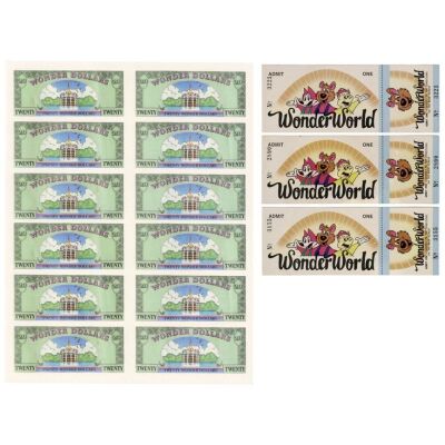 76. Set of Three WonderWorld Tickets with Sheet of WonderWorld Bills ### BEVERLY HILLS COP III (1994)