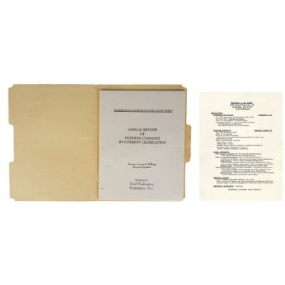 201. Mitch McDeere's (Tom Cruise) Resume and Tax Studies Seminar Paperwork ### FIRM, THE (1993)