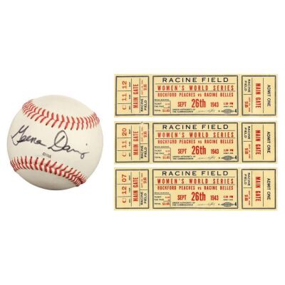 357. Set of Three Women's World Series Tickets with Geena Davis-Autographed Modern Baseball ### LEAGUE OF THEIR OWN, A (1992)