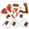 592. Set of Splinter (James Murray) Mouth Pieces and Foot with Three Turtle Performer Communicator Packs ### TEENAGE MUTANT NINJA TURTLES III (1993)