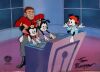 5. Yakko, Wakko, Dot and Squaty Original Production Cel from "Star Truck" on Studio Printed Photographic Background Signed by Tom Ruegger ### ANIMANIACS (TV SERIES, 1993-1998)