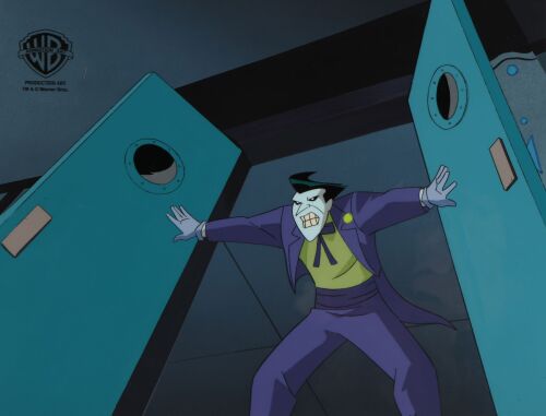 10. The Joker Original Production Cel on Key Master Hand-Painted Production Background from "Mad Love" ### NEW BATMAN ADVENTURES, THE (TV SERIES, 1997-1999)