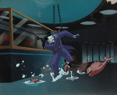 27. The Joker Original Production Cel on Key Master Production Background from "Mad Love" ### NEW BATMAN ADVENTURES, THE (TV SERIES, 1997-1999)