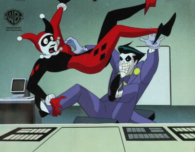 31. Harley Falls On Joker Original Production Cels from "World's Finest: Part II" on Printed Matted Presentation Background ### SUPERMAN: THE ANIMATED SERIES (TV SERIES, 1996-2000)