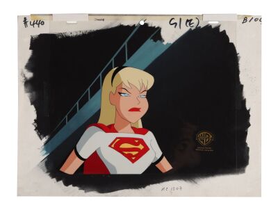 34. Supergirl Original Production Cel from "Girl's Night Out" on Hand-Painted Key Master Production Background ### NEW BATMAN ADVENTURES, THE (TV SERIES, 1997-1999)