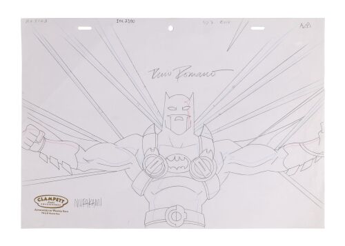 35. Batman Original Production Drawing Signed by Rino Romano and Glen Murakami ### BATMAN, THE (TV SERIES, 2004-2008)