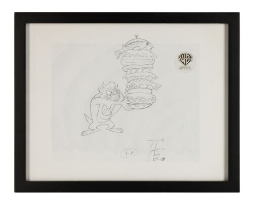 64. Framed Tasmanian Devil Original Production Drawing ### LOONEY TUNES (TV SERIES, 1929-PRESENT)