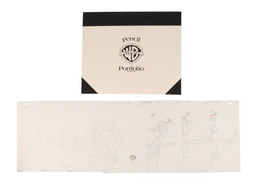 95. Elmyra Duff and Daffy Duck Collector's Portfolio Set of Six Original Production Drawings ### TINY TOON ADVENTURES (TV SERIES, 1990-1995)